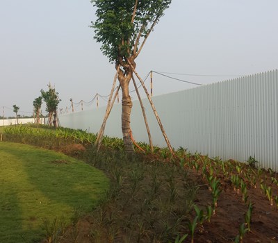 HÀNG RÀO CÔNG TRÌNH KHU BIỆT THỰ NINE SOUTH